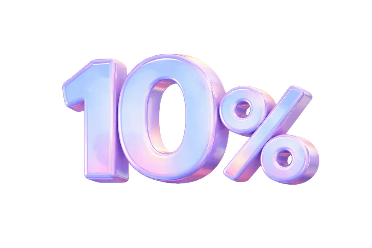 Начислим до 10% бонусами за заказ