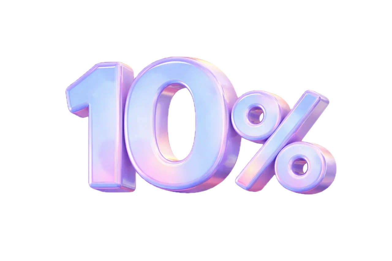 Начислим до 10% бонусами за заказ