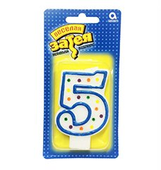 Свеча в виде цифры