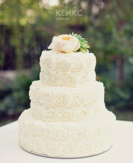 Торт свадебный «Сердце»