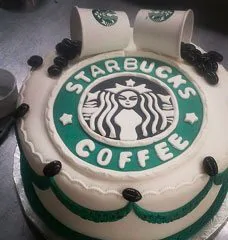 Торты с логотипом компании