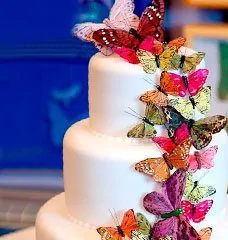 Свадебные торты с бабочками