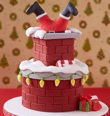 Торты с Дедом Морозом