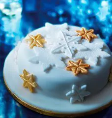 Торты со снежинками
