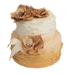 Кремовые свадебные торты