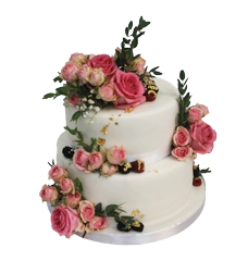 Свадебные торты с мастикой