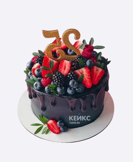 Ягодный торт на 25 лет Ягодный торт на 25 лет Фото