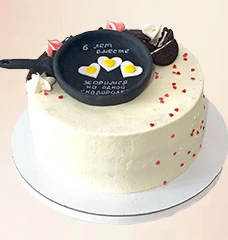 Торты на Чугунную свадьбу (6 лет)