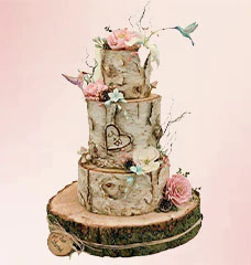 Торты на 5 лет свадьбы (деревянная)