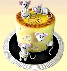 Торты с мышами