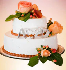 Осенние свадебные торты