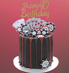 Торты в стиле Покер