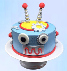 Торты с роботом