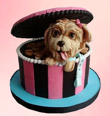 Торты с Йоркширским терьером