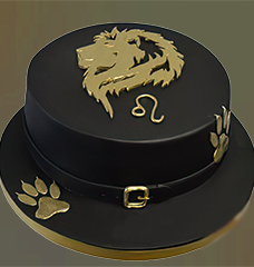 Торт для знака зодиака Лев