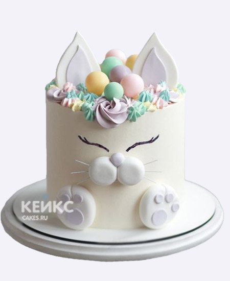 Бенто торт с кошкой и шариками Бенто торт с кошкой и шариками Фото