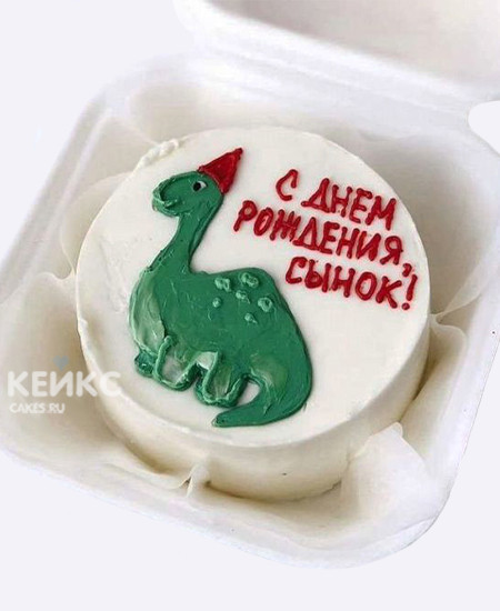 Привлекательный бенто торт с динозавром Привлекательный бенто торт с динозавром Фото
