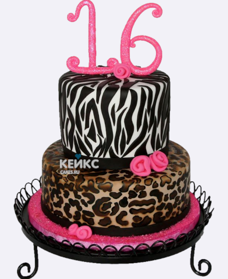 Необычный торт на 16 лет девушке Необычный торт на 16 лет девушке Фото