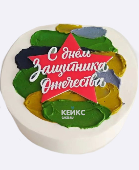 Классический бенто торт на 23 февраля Классический бенто торт на 23 февраля Фото