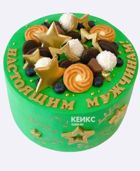 Торт на 23 февраля для компании мужчин Торт на 23 февраля для компании мужчин Фото
