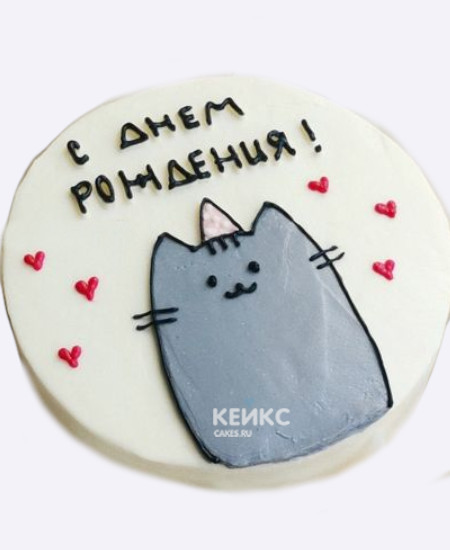 Милый бенто-торт на рождение с котиком Милый бенто-торт на рождение с котиком Фото