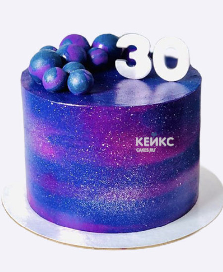 Космический торт на юбилей 30 лет Космический торт на юбилей 30 лет Фото