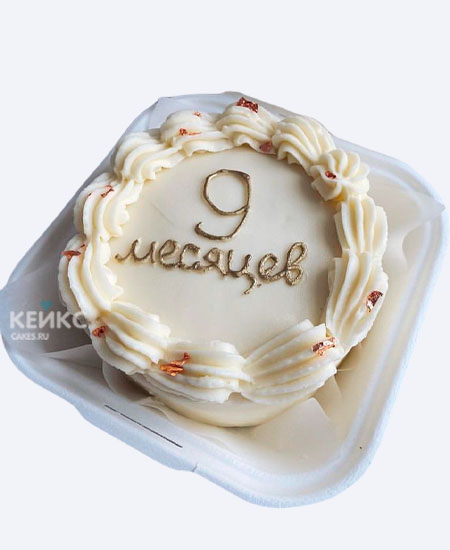 Детский бенто торт на 9 месяцев Детский бенто торт на 9 месяцев Фото