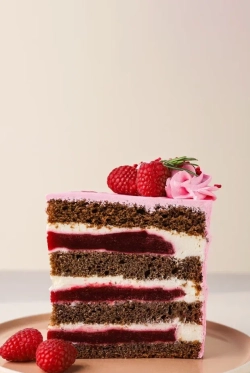 Торт на заказ Малиновый крем-чиз