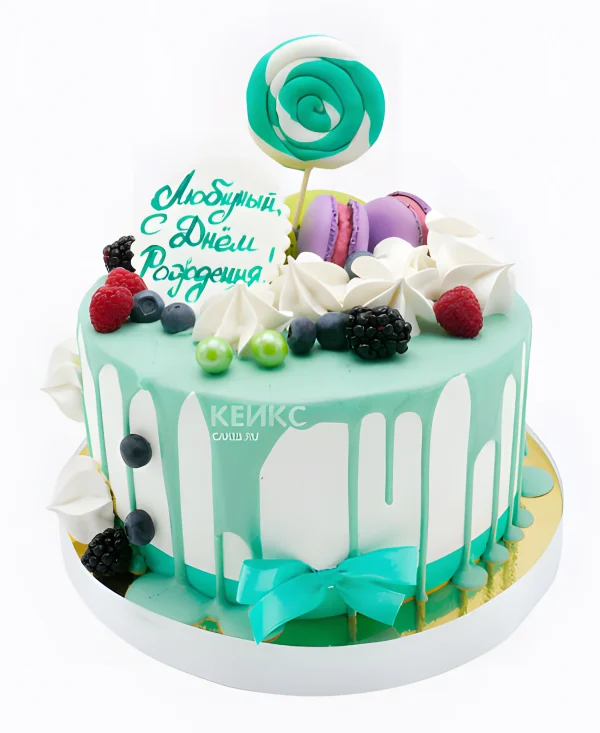 Торт на день рождение любимого парня Фото