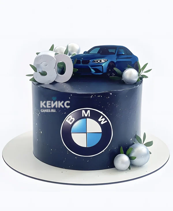 Торт БМВ на юбилей мужчине 30 лет Фото