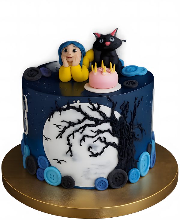 Мечтательный торт с полной луной Фото