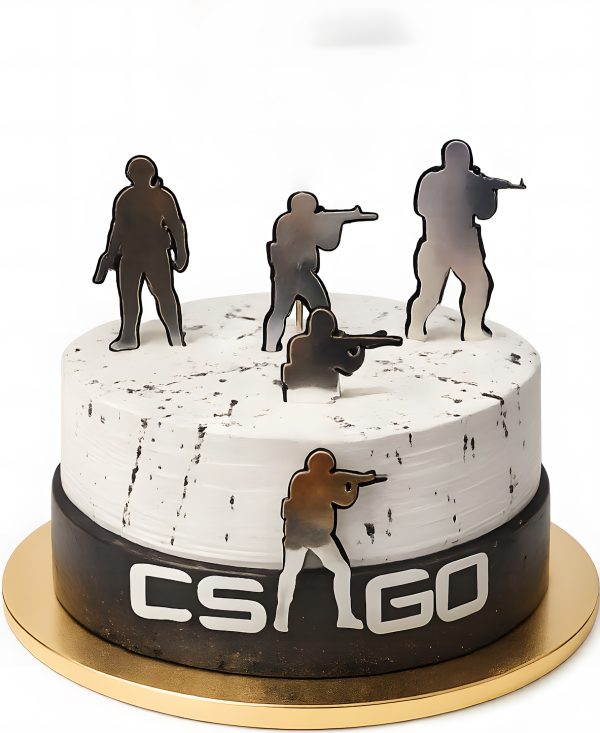 Мраморный торт по игре Контр Страйк Фото