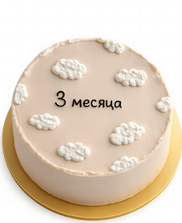 Бенто-торт с облаками Фото