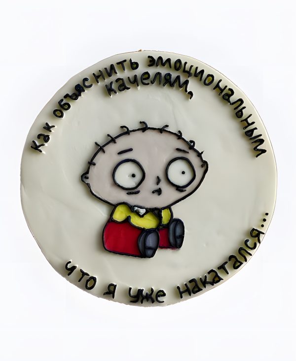 Бенто-торт с персонажем Стьюи Фото