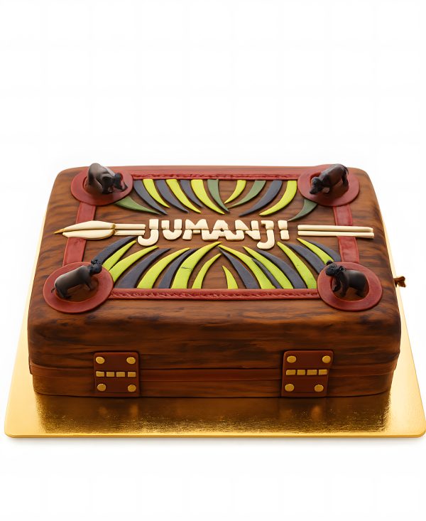 Коричневый торт на день рождения Фото