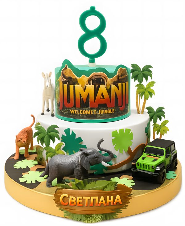 Торт с животными на 8 лет Фото