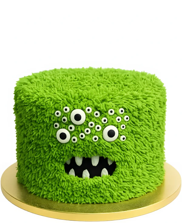 Кремовый торт с множеством глаз Фото