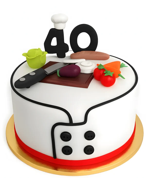 Торт для повара на день рождения Фото