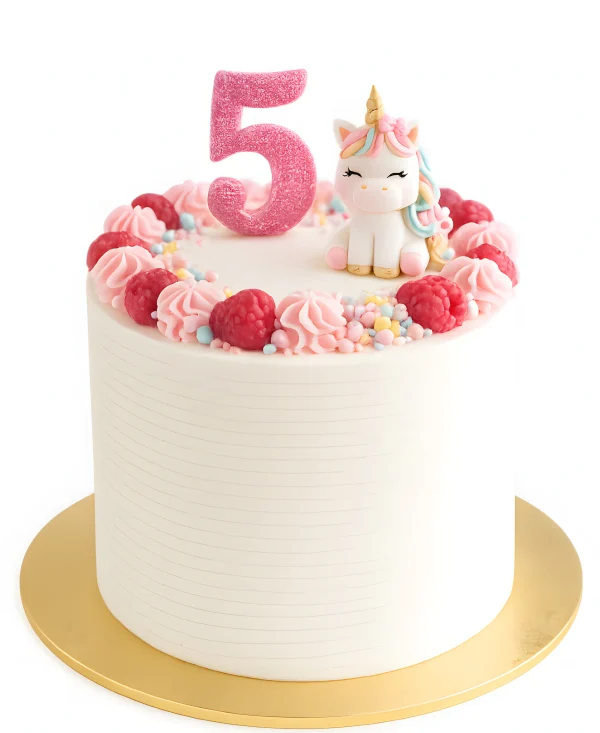 Торт нежный с малиной Фото