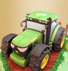 Торты с трактором