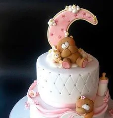 Торты на рождение девочки