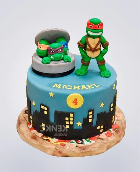 Торт Черепашки ниндзя 19 Фото