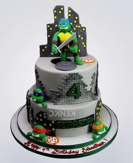 Торт Черепашки ниндзя 22 Фото