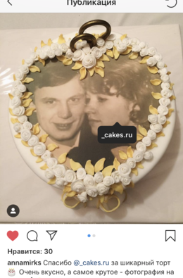 Отзыв о торте из Инстаграм