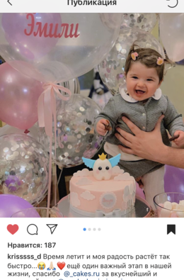 Отзыв о торте из Инстаграм