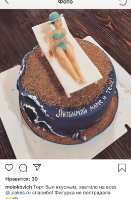 Отзыв о торте из Инстаграм