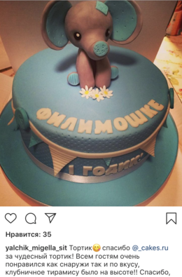 Отзыв о торте из Инстаграм
