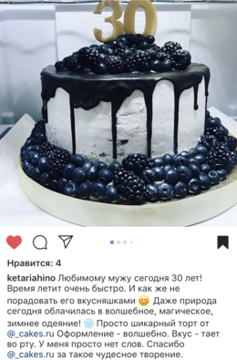 Отзыв о торте из Инстаграм