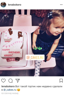 Отзыв о торте из Инстаграм