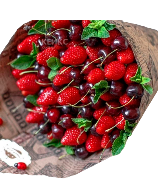 Букет из вишни 2 Фото